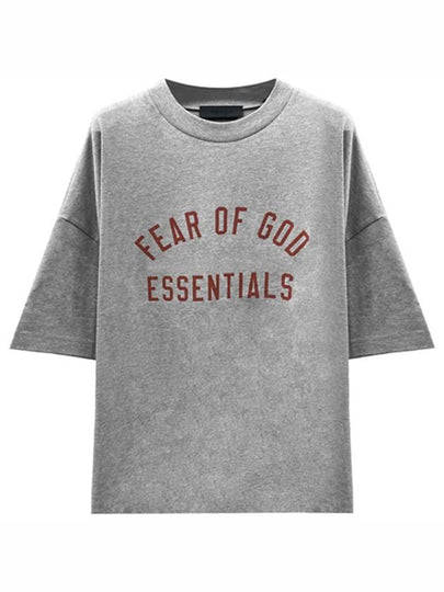 Jersey Crew Neck Short Sleeve T-Shirt Grey - FEAR OF GOD - BALAAN 2