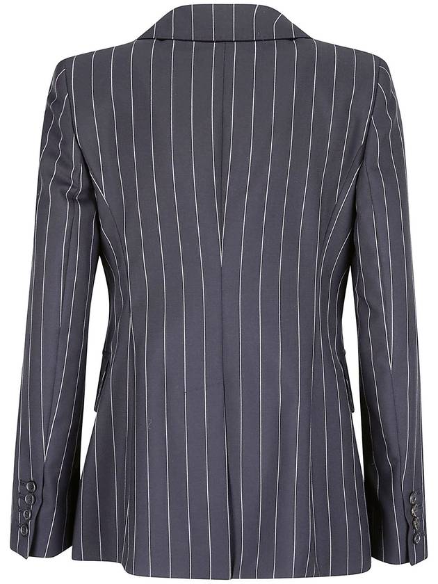 Galosce Pinstripe Blazer Jacket Black - MAX MARA - BALAAN 3