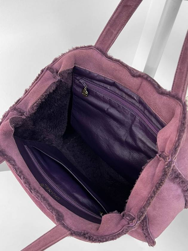 Purple suede tote bag2VCHB22463 - CHANEL - BALAAN 5