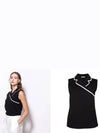 Golf Wrap Sleeveless T-Shirt Black - HENRY STUART - BALAAN 3