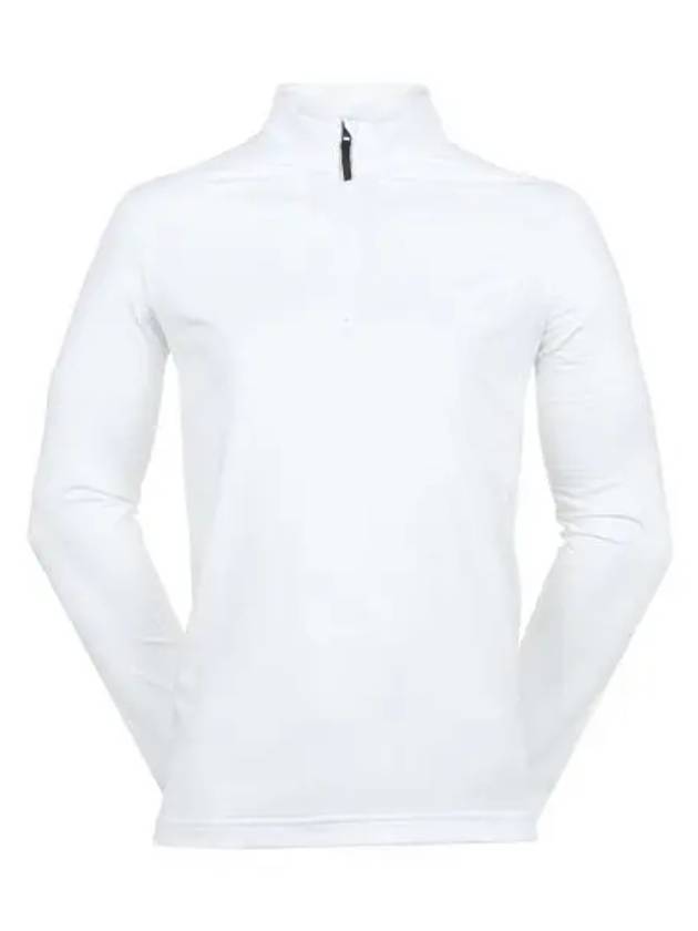 Golf Dri Fit Victory Half Zip Long Sleeve T-Shirt White - NIKE - BALAAN 2