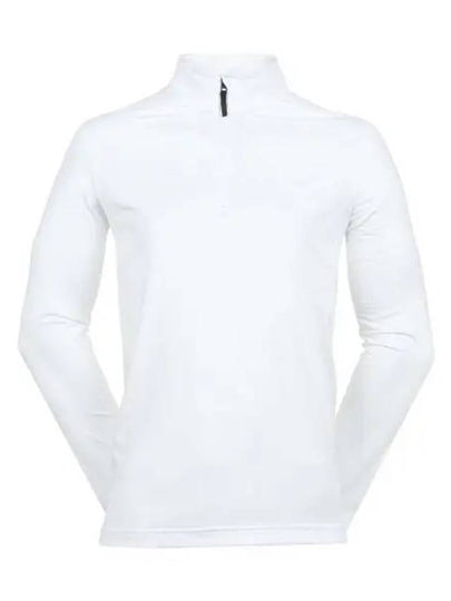 Golf Dri Fit Victory Half Zip Long Sleeve T-Shirt White - NIKE - BALAAN 2