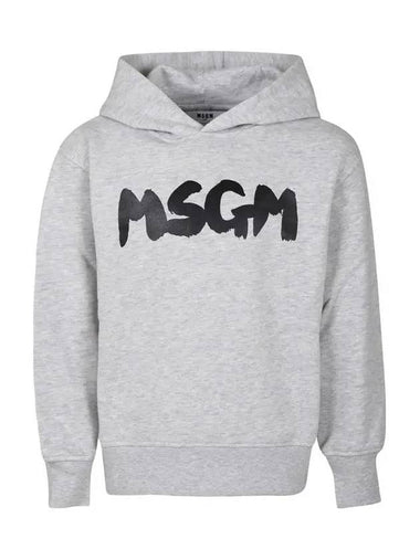 Kids Logo Hoodie Gray F4MSJUHS057 107 - MSGM - BALAAN 1