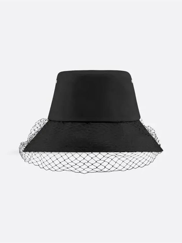 Teddy D Veil Bucket Hat Black - DIOR - BALAAN 3