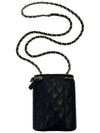 Classic Gold Hardware Small Grained Calfskin Cross Bag Black - CHANEL - BALAAN 4