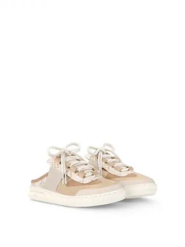 Lous Open Back Low Top Sneakers Beige - LOUIS VUITTON - BALAAN 2