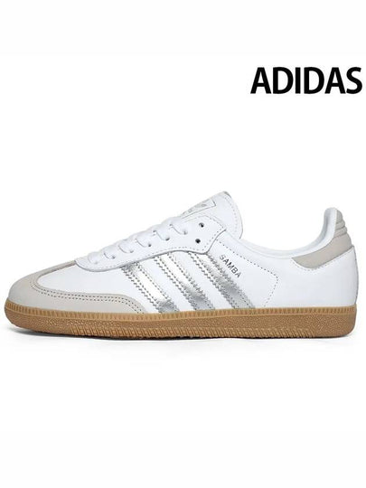 Samba OG Low Top Sneakers White Silver - ADIDAS - BALAAN 2