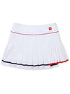 Golfwear Symbol Culotte Skirt White - ONOFF - BALAAN 5