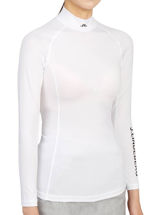 Asa Soft Compression Long Sleeve T-Shirt White - J.LINDEBERG - BALAAN 4