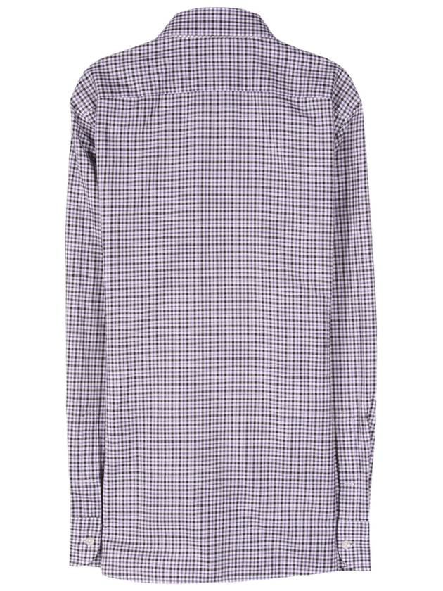 94UTAN Violet Check Shirt - TOM FORD - BALAAN 4