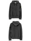 19FW 711562820 V0M67 Wappen Hooded T-shirt Charcoal Men’s T-shirt TEO - STONE ISLAND - BALAAN 5