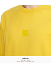 Metropolis Series Stretch Fleece Logo Sweatshirt Yellow - CP COMPANY - BALAAN 7