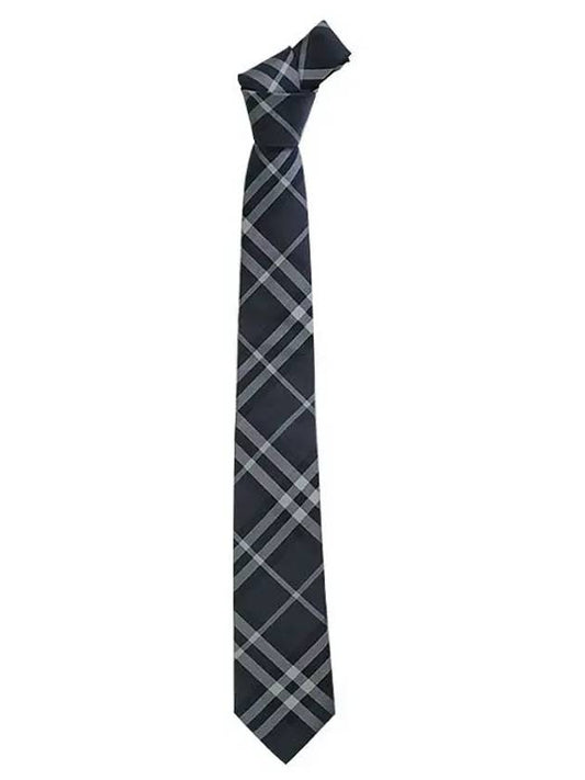 Classic Cut Vintage Check Silk Tie Grey - BURBERRY - BALAAN 2