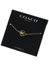 Signature Crystal Slider Bracelet Gold - COACH - BALAAN 8