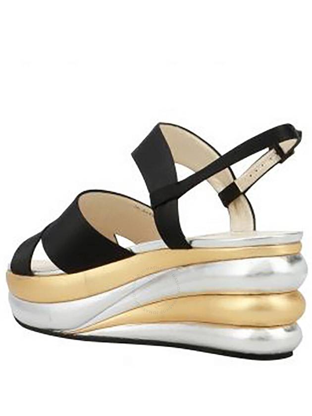 Salvatore Ferragamo Ladies Creations Balance Wedges Sandals, Size 7 - SALVATORE FERRAGAMO - BALAAN 3