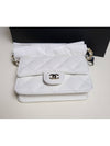 Classic Chain Grained Calfskin Flap Card Wallet White - CHANEL - BALAAN 7