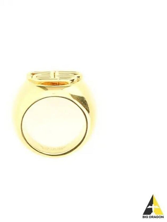 BB Signet Ring Gold - BALENCIAGA - BALAAN 2