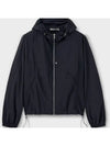 hooded zip-up blouson jacket black - THEANTIPLATFORM - BALAAN 1