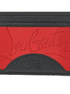 Men's Kios Logo Card Wallet Red Black - CHRISTIAN LOUBOUTIN - BALAAN 7