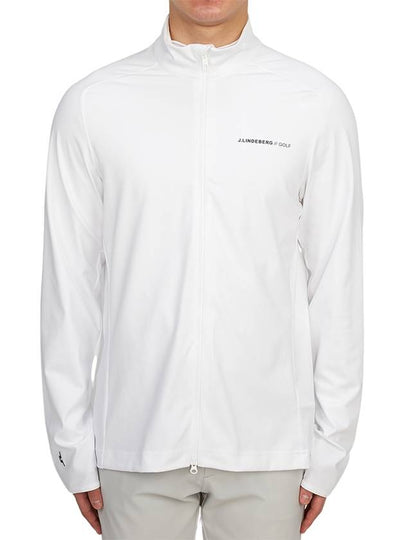 Melker Mid Layer Zip-Up Jacket White - J.LINDEBERG - BALAAN 2