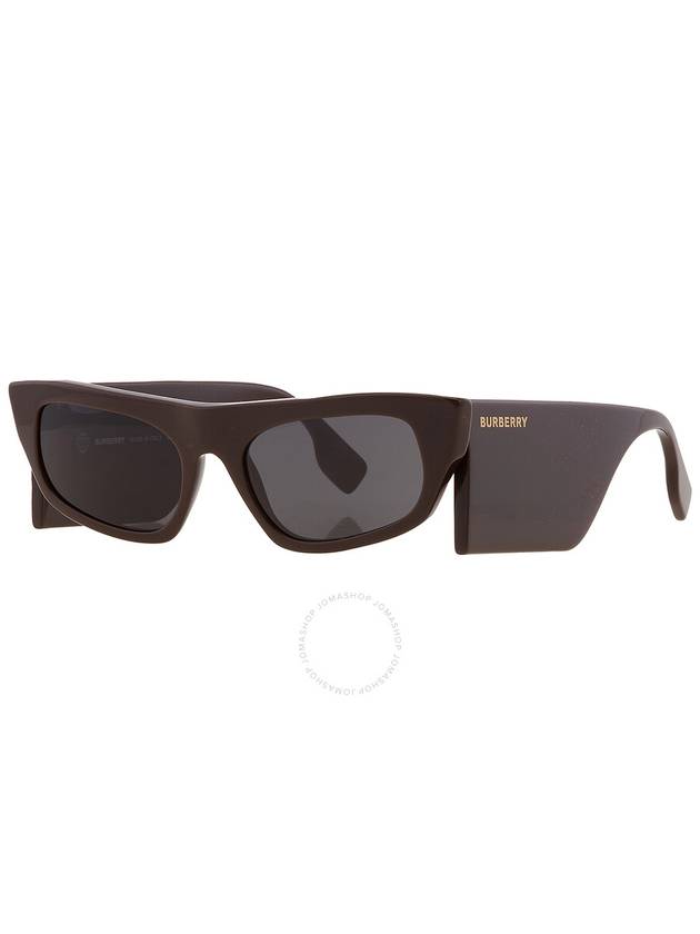 Burberry Palmer Dark Grey Irregular Ladies Sunglasses BE4385 403787 55 - BURBERRY - BALAAN 2