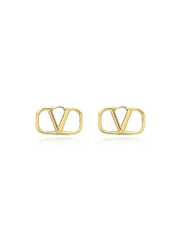 Valentino 2W2J0R23 MET CS4 J0R23 Garavani V logo earrings - RED VALENTINO - BALAAN 1