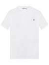 ORB embroidery cotton tshirt white S25GC0407 S22634 100 - VIVIENNE WESTWOOD - BALAAN 1