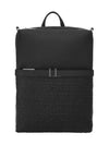 Embossed Gancini Pattern Backpack Black - SALVATORE FERRAGAMO - BALAAN 2