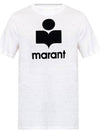 Karman Logo Short Sleeve T-Shirt White - ISABEL MARANT - BALAAN 3