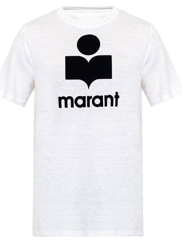 Karman Logo Short Sleeve T-Shirt White - ISABEL MARANT - BALAAN 3