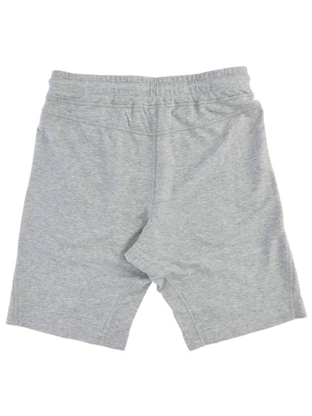 Light Fleece Regular Shorts Grey Melange - CP COMPANY - BALAAN 6