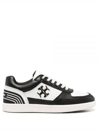 Clover Court Low Top Sneakers Purity Perfect Black - TORY BURCH - BALAAN 2