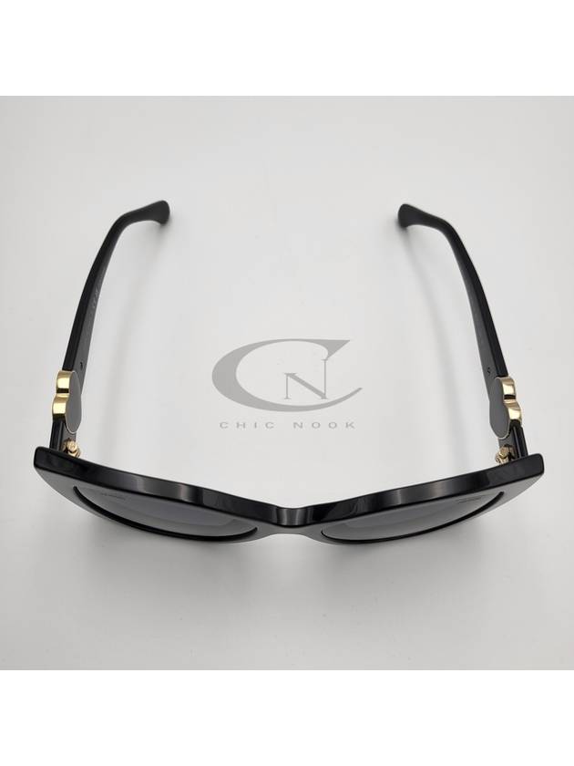 Square Sunglasses Acetate Black Frame Asian Fit - CHANEL - BALAAN 6