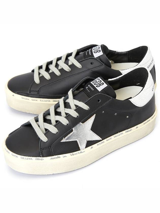 Women's Silver Tab High Star Sneakers Black - GOLDEN GOOSE - BALAAN 2