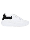 Court Trainers Suede Tab Low Top Sneakers White - ALEXANDER MCQUEEN - BALAAN 1