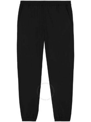 Burberry Men's Black Springfield Tailored Wool Track Pants, Brand Size 52 ( Waist Size 35.8") - BURBERRY - BALAAN 1