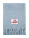 Alpaca Wool Scarf Light Blue - MARNI - BALAAN 1