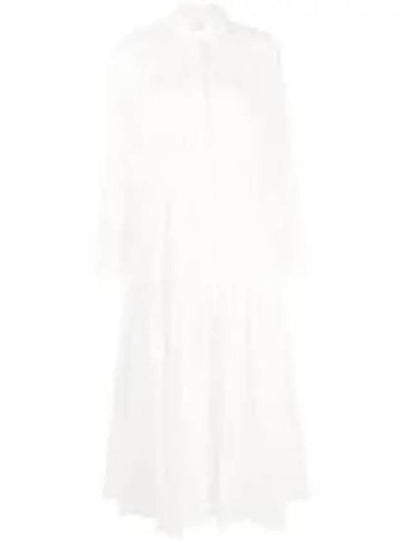 Cotton Poplin Midi Dress White - MARNI - BALAAN 2