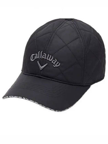 CALLAWAY Quilting Caps C24291110 Black Cap - CALLAWAY GOLF - BALAAN 1