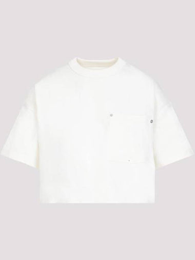 Crew Neck Pocket Short Sleeve T-Shirt White - BOTTEGA VENETA - BALAAN 1