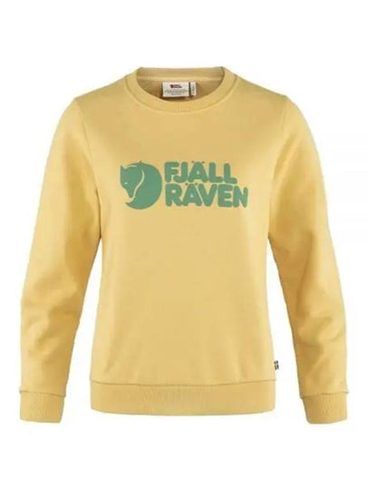 Women's Logo Sweater Mais Yellow - FJALL RAVEN - BALAAN 2