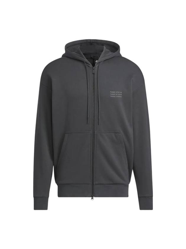 Verbiage Zip-Up Hoodie Carbon - ADIDAS - BALAAN 1