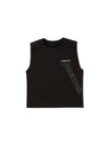 PADDED SHOULDER LOGO SLEEVELESSBLACK - VAEKCIE - BALAAN 2