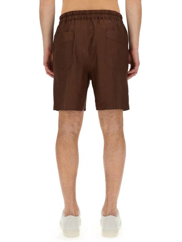 Short Pants SSC001 FMS026S24KB650 BROWN - TOM FORD - BALAAN 4