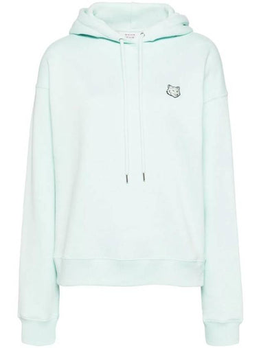 Bold Fox Head Patch Comfort Hoodie Peppermint - MAISON KITSUNE - BALAAN 1