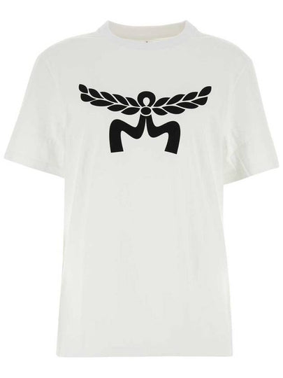 Short Sleeve T-Shirt MHTESMM05 WT White - MCM - BALAAN 2