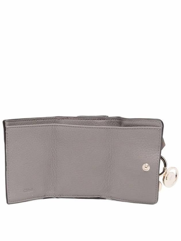 Alphabet Small Half Wallet Grey - CHLOE - BALAAN 3