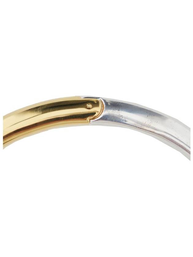 Gold And Silver Bicolor Check In 18K Gold Plated Bronze Woman - FEDERICA TOSI - BALAAN 1