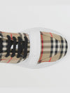 Vintage Check Suede Leather Sneakers Archive Beige - BURBERRY - BALAAN 4