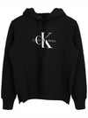 CK Logo Hoodie Black - CALVIN KLEIN - BALAAN 2